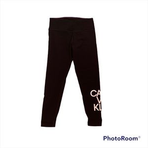 New Calvin Klein Performance Stretch Leggings Black Size L